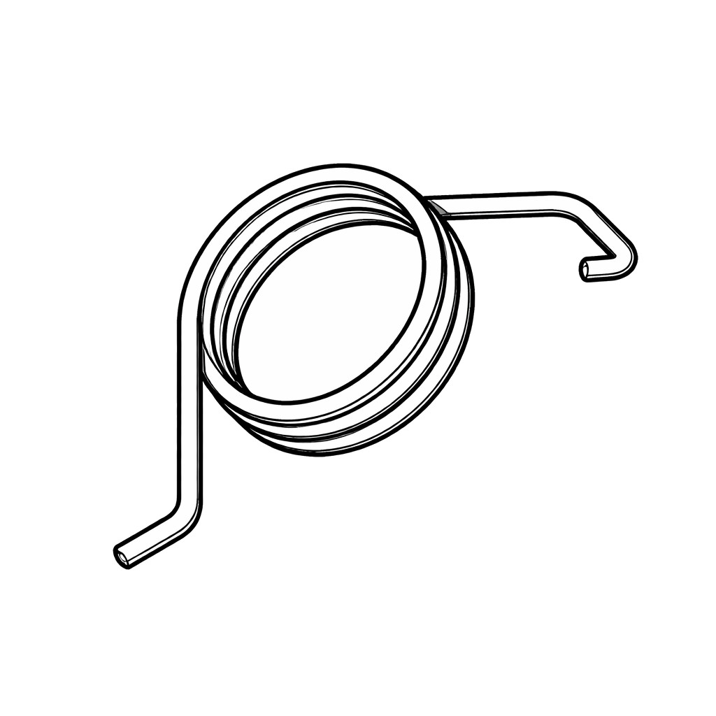 Footrest Return Spring - Right Side